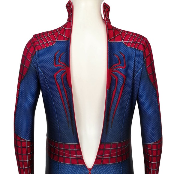 The amazing Spiderman kids costume Halloween , cosplay Peter Parker suit 5/6 y - Picture 2 of 8